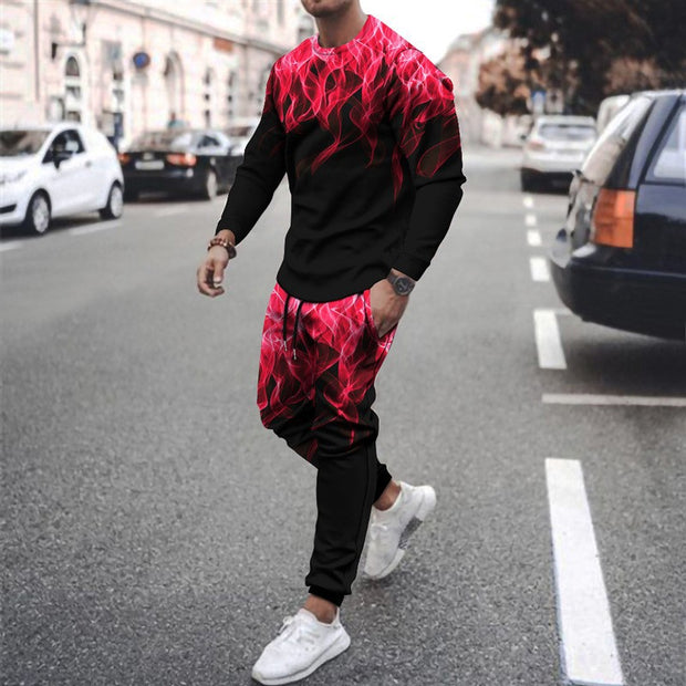 Men's Casual Long Sleeve Crew Neck Sweater